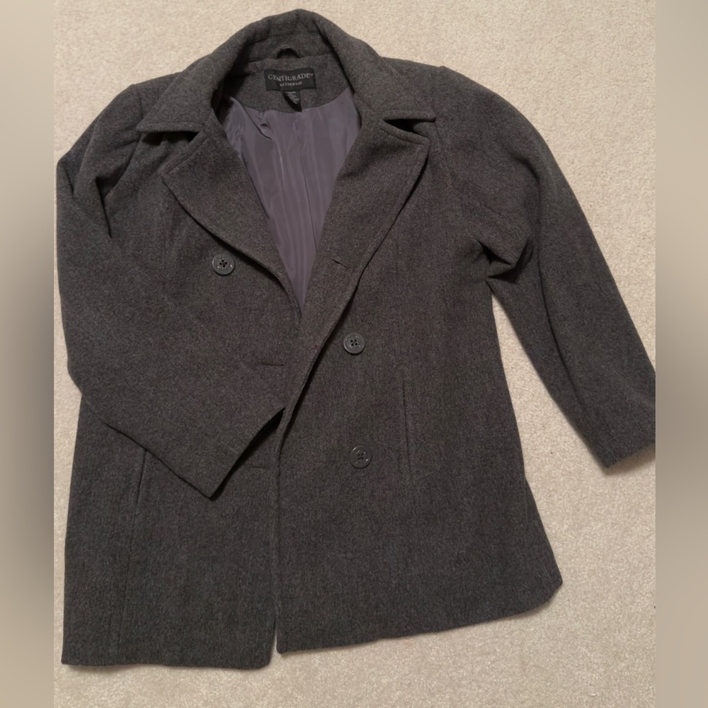 Women’s Centigrade Wool Jacket Size Medium Gray